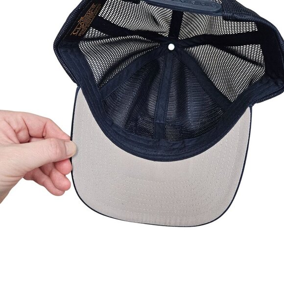 Cascade Lakes Brewing‎ Co. Trucker Hat Navy Blue Snapback Mesh Cap Adjustable - Picture 5 of 7